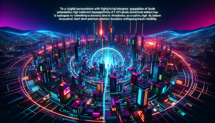 South African digital landscape with high internet use, smartphones, and short domains boosting brand visibility.