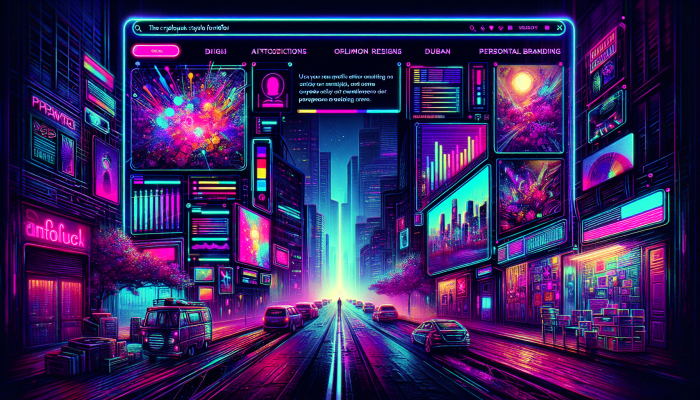 "Portfolio website displaying colorful artworks and sleek designs from Cape Town and Durban artists."