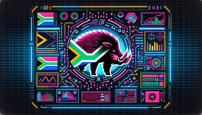 "Vibrant, modern logo of boar.co.za, designed for South African youth."