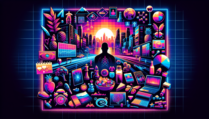 "Vibrant digital canvas with lifestyle influencer montage, motivational quotes, and intellectual symbols on dear.co.za."