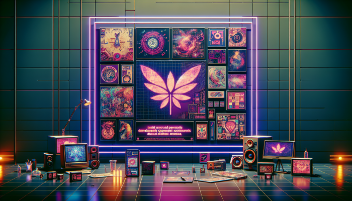 "Vibrant digital canvas with 'cant.co.za', eclectic art, and bold personal branding elements."