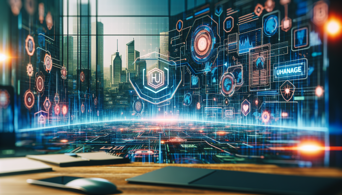 Digital landscape of South Africa highlighting finance, healthcare, education innovation, with hume.co.za logo.