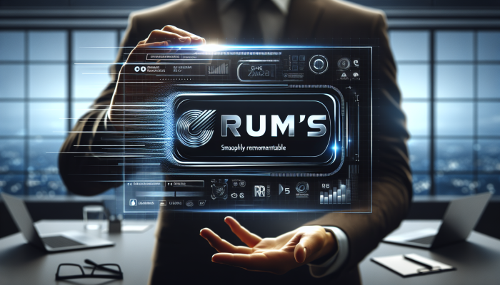 "rums.co.za logo, modern and sleek, representing professional digital branding."
