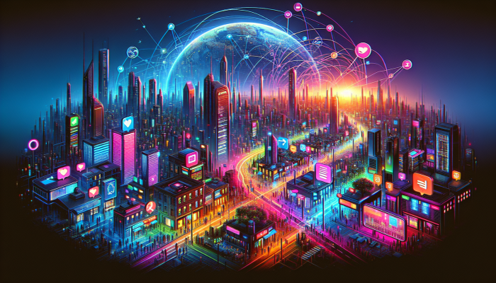 Vibrant South African digital landscape with thriving businesses and premium domain utax.co.za.