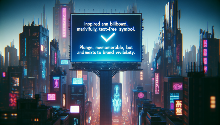 "Digital billboard in cityscape showing short domain name for brand visibility."