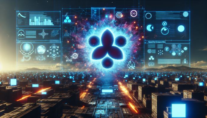 "Vibrant digital landscape with 'chocs' domain, symbolizing growth and connectivity across sectors."