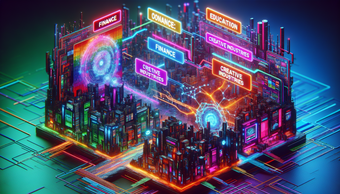 Digital gateway symbolizing betgo.co.za, connecting finance, creative, and education sectors in South Africa's digital economy.