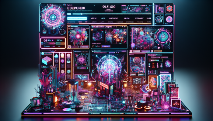 Elegant e-commerce site featuring high-end fashion, artisan goods, and a vibrant digital hub for creators.