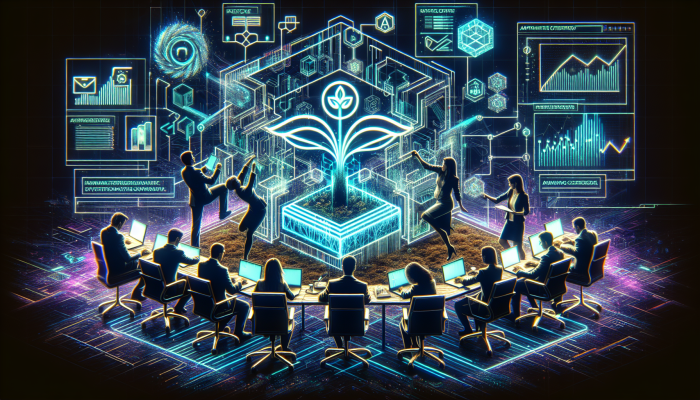 "Investors building a modern digital brand on agric.co.za, spanning finance and lifestyle, representing adaptability and growth."